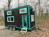 Exterior, Camper Building Type, Wood Siding Material, Flat RoofLine, Tiny Home Building Type, and Cabin Building Type Try It Tiny also has pop-up tiny house hotels, where they bring tiny houses to events around the country for attendees to stay in on-site.  Photo 5 of 20 in 10 Adorable Tiny Homes You Can Rent Right Now