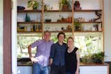 Australian carpenter and builder Gregg Thornton (left) teamed up with architectural graduates Andrew Carter (middle) and Lara Nobel (right) to create The Tiny House Company.