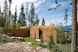 Stacked-Wood Walls Tie This Eco-Friendly Camp to the Montana Landscape
