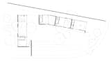 A floor-plan drawing.

  Photo 14 of 15 in A Modern Home Embraces Nature With a Unique L-Shaped Design
