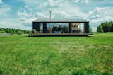Exterior, Prefab, Small Home, and Gable This one-bedroom, 463-square-foot model is available at a starting price of $49,081.  Exterior Prefab Gable Small Home Photos from DublDom Prefab Homes Can Be Built in One Day