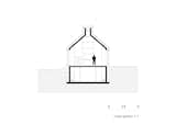The Chimney House Cross Sectional Drawing.