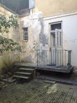 Before: The remodel of this historic 376-square-foot apartment in Lviv, Ukraine, started on the exterior facade.