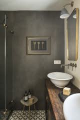 Bath, Cement Tile, Wood, Vessel, and Enclosed Bathroom fixtures from The Watermark Collection.

  Bath Vessel Enclosed Cement Tile Photos from A 1930s Barcelona Apartment Is Revitalized Into an Airy Abode