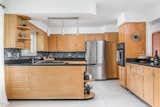 The old kitchen was restored and refreshed.