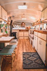 A young couple converts a 31-foot, 1989 Chevy B6P bus that was formerly a prison transport vehicle into a charming tiny home.&nbsp;