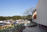 The house is located on a terraced hill in Okayama Prefecture near the Seto Inland Sea in Japan.