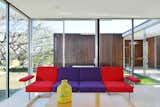 Casa Kundera living room with colorful sofa