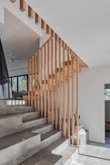 Bayview TCE concrete stairs and wood balustrade