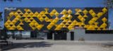 The finished result is a study in contrast and provides a new definition to façade design.