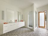 Master Bath with door to a private deck
