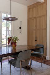Dining Room, Ceramic Tile Floor, Pendant Lighting, Table, and Wall Lighting  Photo 6 of 15 in Trestle Glen Residence by Laura Hughes