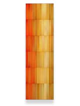 "Citrus", Wall Artwork,
for private Residence

53"h x 15"w, 2"d
layered, colored metal tiles
on wood panel