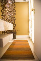 A sophisticated lavatory with incredible details in metal and gold!  Photo 1 of 3 in Interior Design Projects