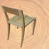 Russian birch ply low-back chair.