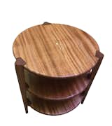 20" diameter mahogany side table.
3-tier.