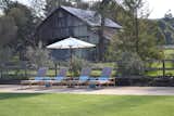 Old Barn makes a great back drop to this chaise array!