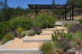 Path up to the pool with shade structure transition.  Photo 3 of 10 in Integrated Outdoor Living by Girasole Sonoma