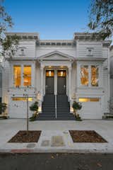 Front facade at night  Photo 1 of 1 in Transitional White by diepthao from Lower Pacific Heights