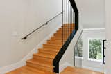 Custom designed stair guardrail and handrail.