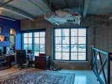 Master bedroom with east facing views and additional loft style storage space above.