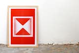 The prints of the „Graphic Architecture“ Series show minimalistic graphic architectural objects.

The „Hortenkachel“ (Horten was a famous warehouse in Germany after the world war) is one of the most formative architectural elements in the post-modern Germany. The facade element was omnipresent in german shopping streets, to transfer the brand identity of the store into the corporate architecture. The design element was designed by the famous german designer and architect Egon Eiermann and is a searched collectors item today. The poster shows a reduced graphic interpretation of the Hortenkachel.