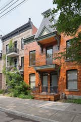 Refurbished front facade 