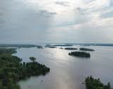 High above the Barge Port. This is the garden of the great spirit. Thousand Islands. 