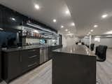 A fabulous high-tech finished basement renovation in Brampton, Ontario.