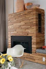 Fireplace / reclaimed cladding