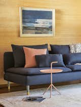 IKEA Söderhamn sofa with a Bemz cover in Ink Blue recycled cotton. 