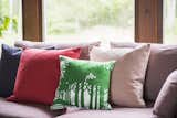 Cushions in our Respect fabrics - made from 100% recycled material. 