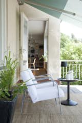 IKEA PS armchair with a Bemz in Absolute White Panama Cotton. 