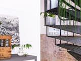 She also recovered the original brickwork on the wall, as well as some of the vintage furniture and objects, which belonged to her family, "almost everything is recycled and its energy is perceived," explains Gemma.