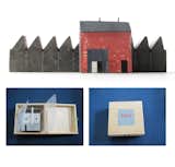unique small houses 5x10x11 cm
you can hang at the wall
sending in a wooden box