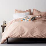 On Point Organic Percale Duvet Cover: We’re into optical illusions—so we designed a micro-dot pattern that doubles as a versatile basic.