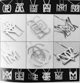 Designs made of Letters.