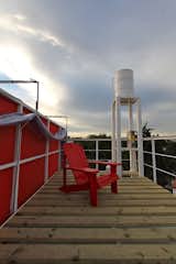 the roof functions like a terrace