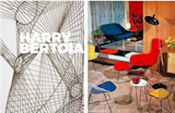 Right: Sculpture, Left: On display in Knoll showroom, 1950's