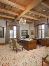 Fresh sawn exposed beams to add an element of luxury to this office space. 
