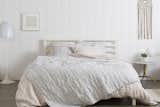The Fog Essential Quilt and Blush Linen Venice Set make a Pinterest-worthy bedroom; Source: Nicole LaMotte/Parachute