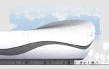 3 days were the time limitation for creating 3 different designs for the stadium, residing at the seaside. Location strongly inspired aesthetics.
1] Exterior is covered by sleek round forms, clearly resembling shells. Outer layer is slit horizontally in the middle, making room for the hallway.
2] Large colorful structures, folding up into angular shapes, were inspired by paper ship.
3] Minimalistic, smooth, wave-like shape flows around the arena. The first floor and the mid section is occupied by shops. Natural light penetrates the structure through the large grooves, gliding horizontally throughout the middle area. \ Models were submitted to the design competition and 3 distinct creative approaches to the project were offered in order to satisfy wide range of aesthetic appetites.
 
