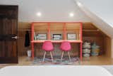 Office, Chair, Desk, Shelves, Light Hardwood Floor, and Study Room Type  Photo 13 of 21 in Modern Accord Depot by Studio MM Architect