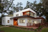 Exterior, Stucco Siding Material, House Building Type, Flat RoofLine, and Wood Siding Material  Photo 11 of 18 in Hyde Park House by Studio MM Architect