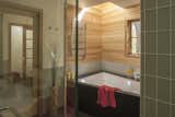 Bath Room, Alcove Tub, and Ceramic Tile Wall  Photo 6 of 6 in Menlo by Kathryn A. Rogers
