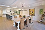 Magnificent open plan kitchen and dining room with extra large Island. 