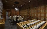 Member wine storage and prized collection.