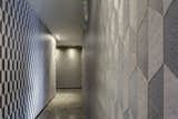 Olga Hanono's signature pattern also adorns the hallways.