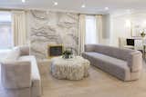Thornton Design created custom upholstered furniture throughout the entire house.
