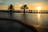 Pool at sunset